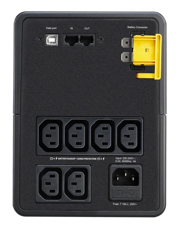 UPS APC BX1200MI line-interactive 1,2kVA 650W 6x gniazdo sieciowe