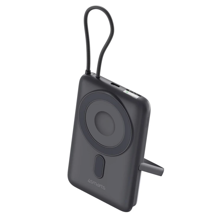 Bezprzewodowy Powerbank 4smarts Enterprise Pocket gwiezdny szary