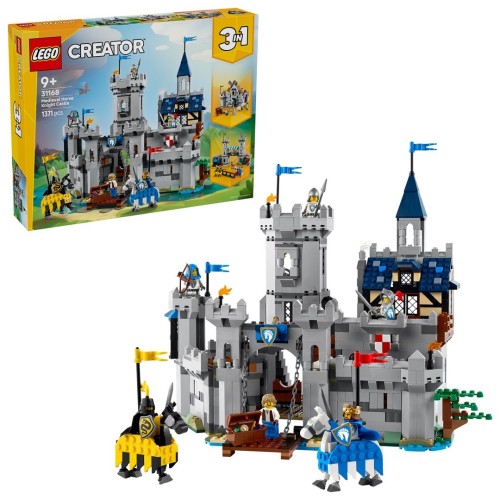 LEGO CREATOR 3 W 1 31168 Średniowieczny zamek rycerzy konnych