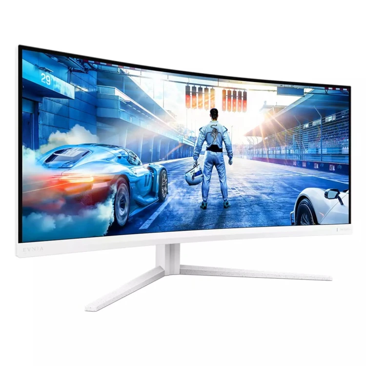 Philips 34M2C5501A/00 monitor komputerowy 86,4 cm (34") 3440 x 1440 px Wide Quad HD LCD Biały