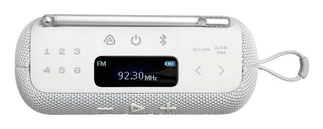 Głośnik JBL TUNER 3 (biały, bezprzewodowy, z radiem FM i DAB+)