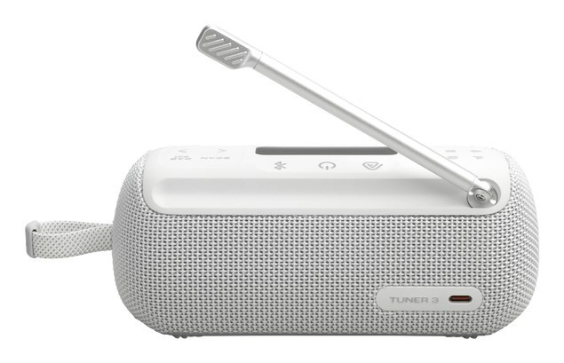 Głośnik JBL TUNER 3 (biały, bezprzewodowy, z radiem FM i DAB+)