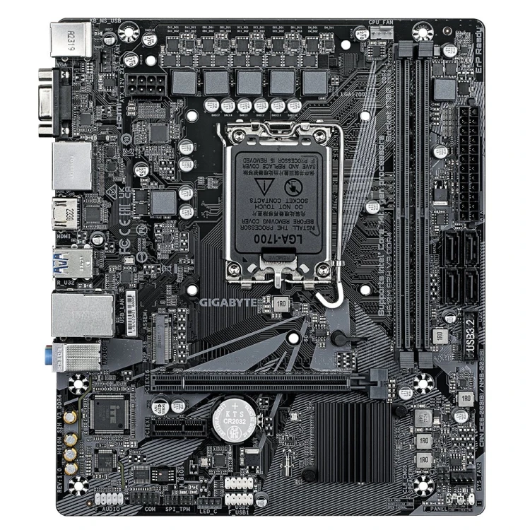 Gigabyte H610M S2H V3 DDR4 płyta główna Intel H610 Express LGA 1700 micro ATX