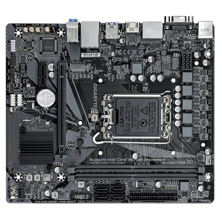 Gigabyte H610M S2H V3 DDR4 płyta główna Intel H610 Express LGA 1700 micro ATX