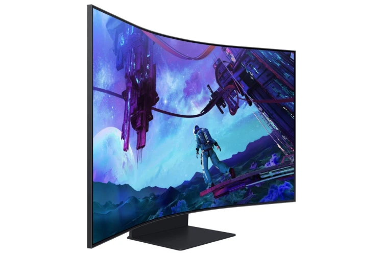 Samsung G97NC monitor komputerowy 139,7 cm (55") 3840 x 2160 px 4K Ultra HD LED Czarny