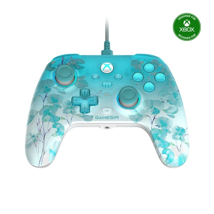Kontroler Gamesir T7 Pro przewodowy kwiatowy XBOX