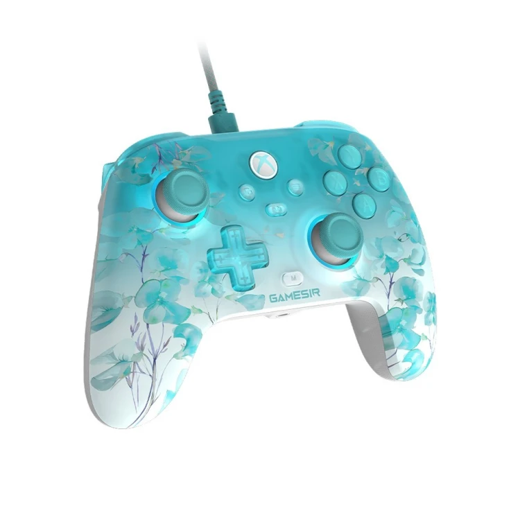 Kontroler Gamesir T7 Pro przewodowy kwiatowy XBOX