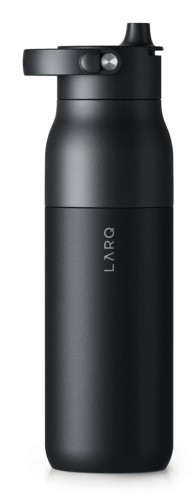 LARQ Bottle PureVis 2 - inteligentna samoczyszcząca butelka filtrująca - światło UV-C, 1L (obsidian black)