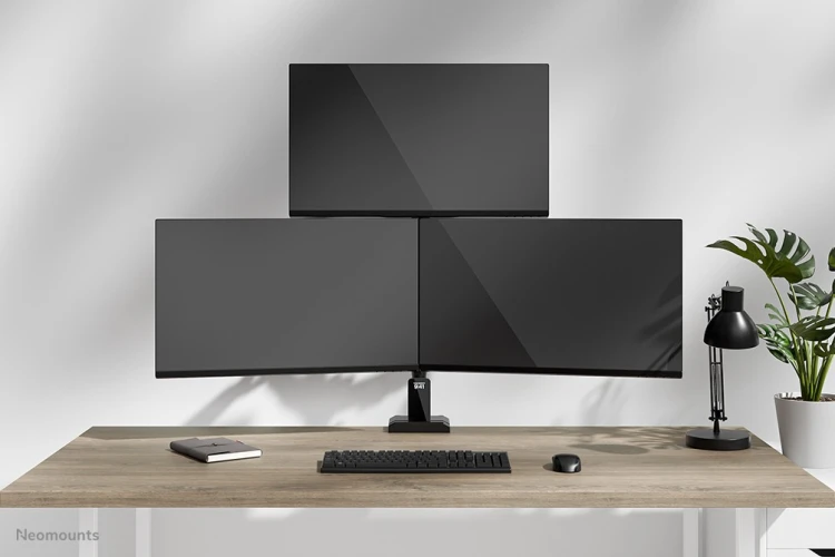 Neomounts DS60-600BL2-1 uchwyt / stojak do monitorów 81,3 cm (32") Biurko Czarny