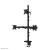 Neomounts DS60-600BL2-1 uchwyt / stojak do monitorów 81,3 cm (32") Biurko Czarny
