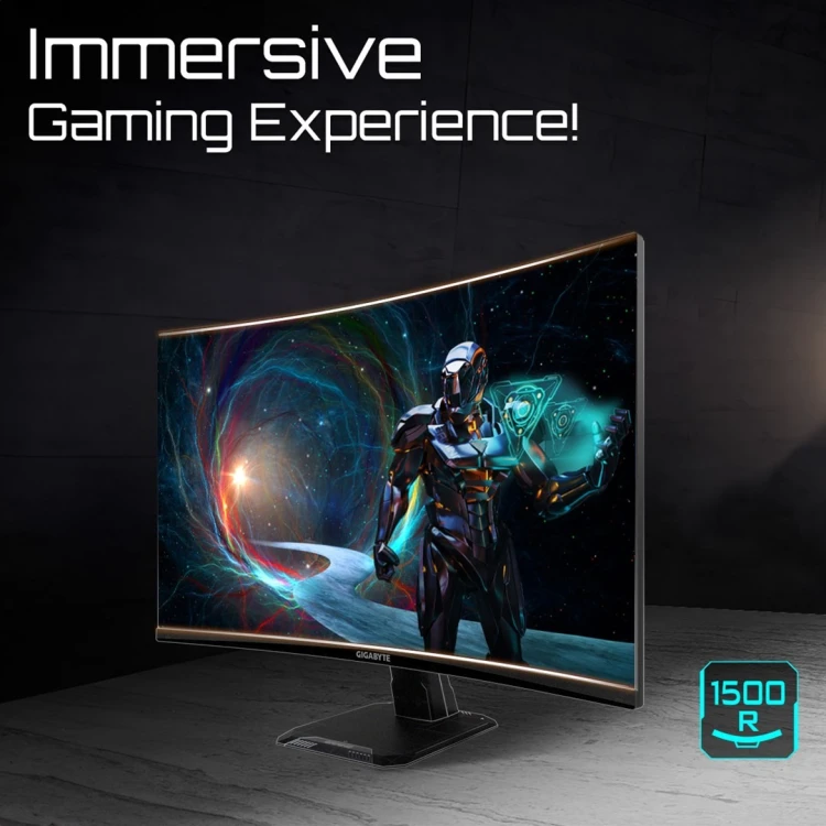 GIGABYTE GS27QCA monitor komputerowy 68,6 cm (27") 2560 x 1440 px Quad HD LED Czarny