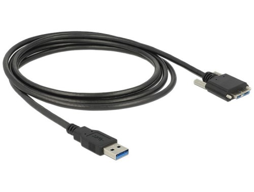 DeLOCK 83599 kabel USB USB 3.2 Gen 1 (3.1 Gen 1) 3 m USB A Micro-USB B 5 Gbit/s Czarny