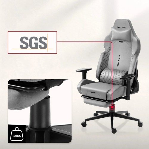 Fotel gamingowy Huzaro Force 8.1 Grey