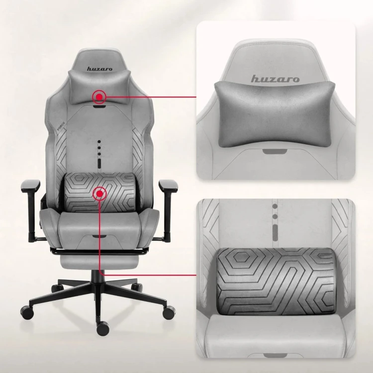 Fotel gamingowy Huzaro Force 8.1 Grey