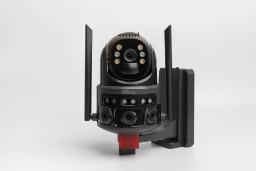 Kamera zewnętrzna podwójna 4G 3MP+3MP + panel słoneczny Technaxx TX-329