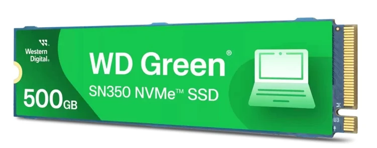 Dysk SSD WD Green SN350 WDS500G2G0C (500GB ; M.2 ; PCIe NVMe 3.0 x4)