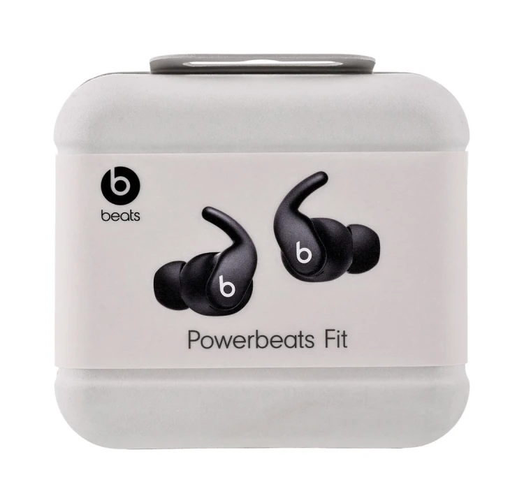 Apple Powerbeats Fit Jet Black - słuchawki dokanałowe, czarne