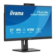 Monitor iiyama XUB2790QSUH-B2 27" IPS-panel 2560x1440 100Hz Windows Hello Kamera 5MP Auto Focus 15cm regulacja wysokości stojaka 4ms 250
