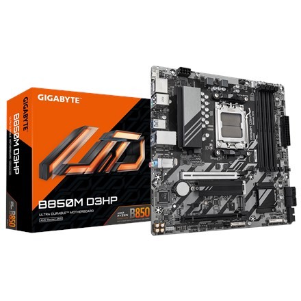 GIGABYTE B850M D3HP płyta główna AMD B850 Gniazdo AM5 micro ATX
