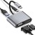 Hub USB Typ-C 4w1 USB 3.0 + PD 100W + HDMK 4k30Hz + VGA FullHD