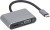 Hub USB Typ-C 4w1 USB 3.0 + PD 100W + HDMK 4k30Hz + VGA FullHD