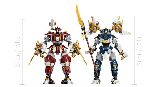LEGO Ninjago 71870 - Bliźniacze tytanowe mechy