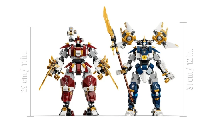 LEGO Ninjago 71870 - Bliźniacze tytanowe mechy