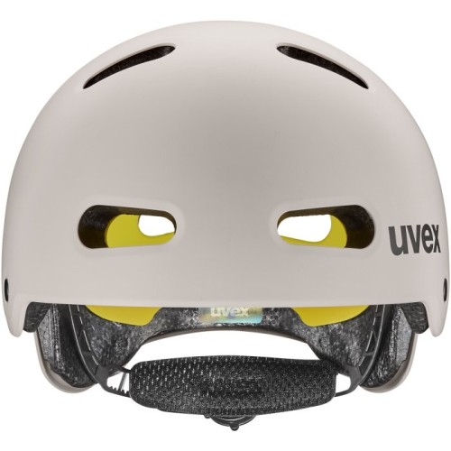 Kask rowerowy dziecięcy UVEX Kid 4 Style MIPS, warm grey matt