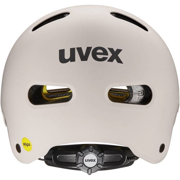Kask rowerowy dziecięcy UVEX Kid 4 Style MIPS, warm grey matt