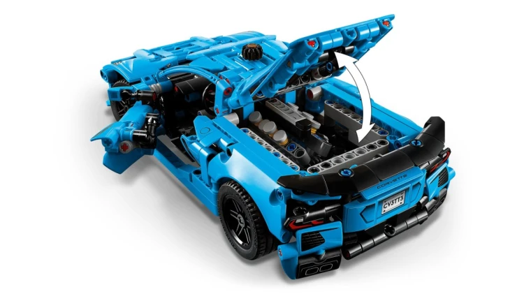 LEG 42217 Technic - Niebieski Chevrolet Corvette Stingray