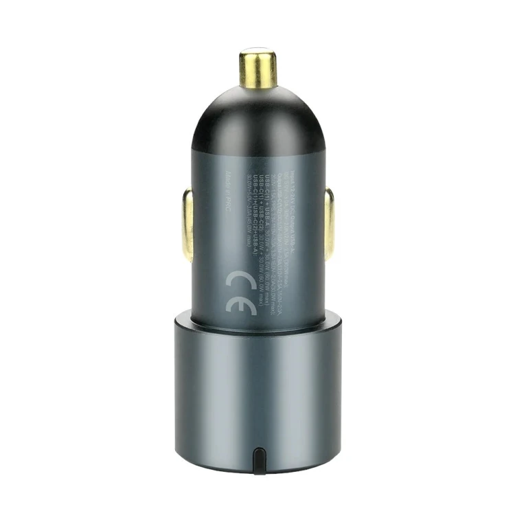 EVERACTIVE ŁADOWARKA SAMOCHODOWA 1 X USB QC3.0, 2X USB-C PD 60W CZARNA CC-40Q