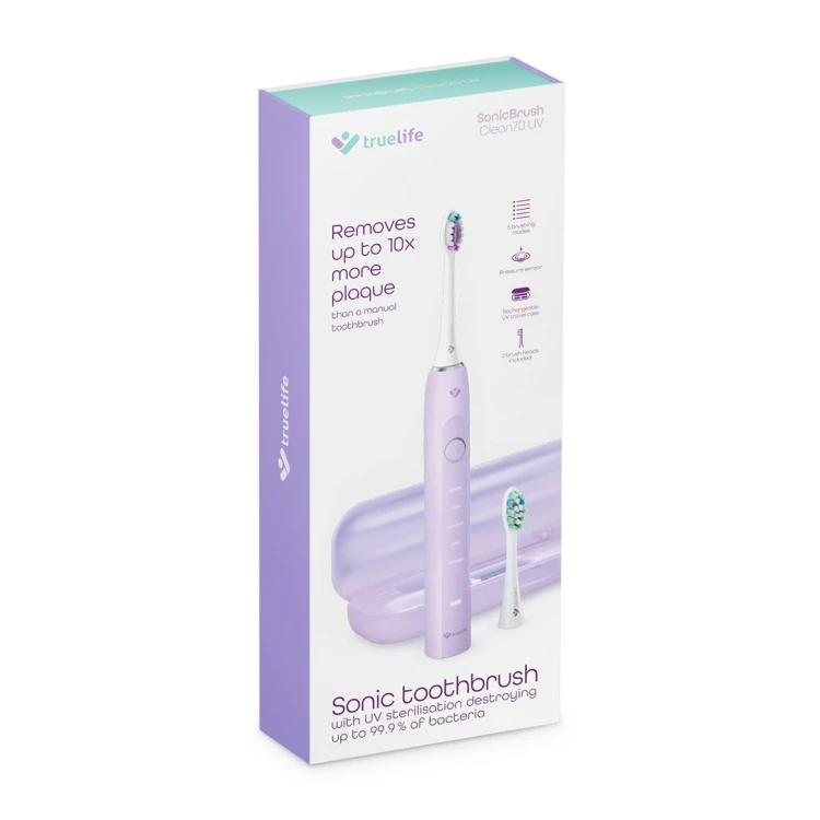 Szczoteczka soniczna TrueLife SonicBrush Clean70 UV Lavender