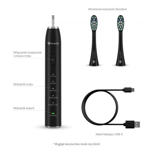 Szczoteczka soniczna TrueLife SonicBrush Clean30 Black