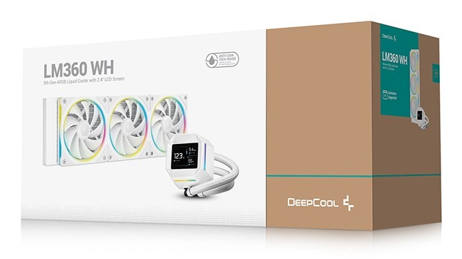 Kompaktowa chłodnica Wasserkühlung Deepcool LM360 Biała