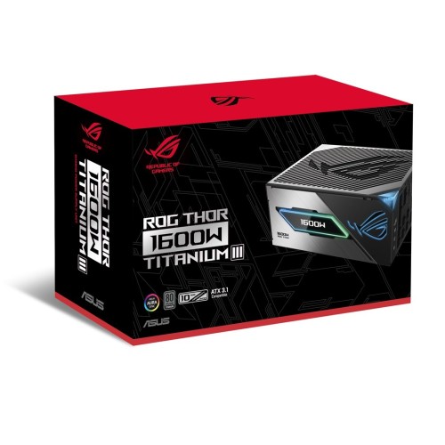 ASUS ROG -THOR-1600T3-GAMING moduł zasilaczy 1600 W 20+4 pin ATX ATX Szary