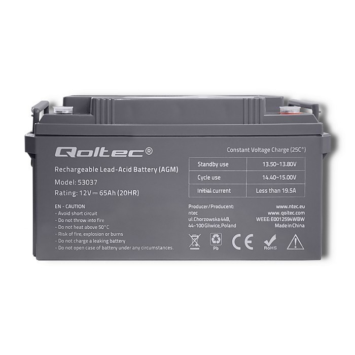 Akumulator bezobsługowy Qoltec 53037