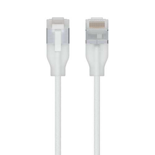 Ubiquiti UACC-Cable-Patch-EL-C6A-15M-W kabel sieciowy Półprzezroczysty, Biały Cat6a