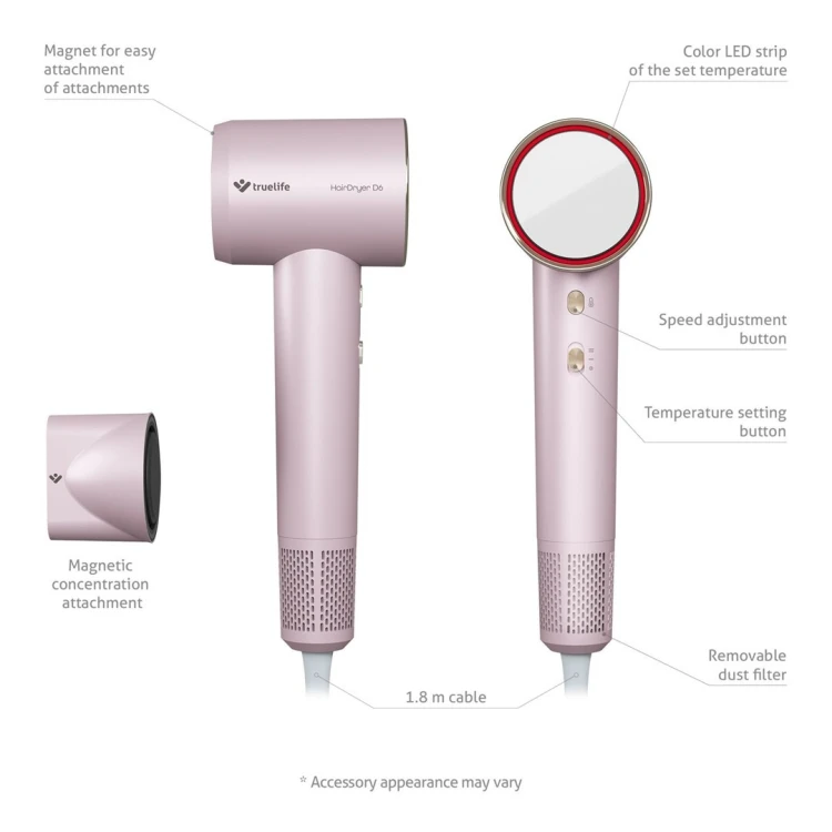 Suszarka do włosów TrueLife HairDryer D6