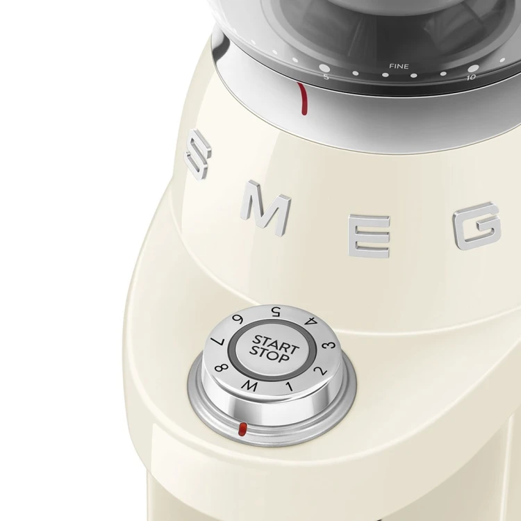 Smeg CGF03CREU młynek do kawy 150 W Kremowy