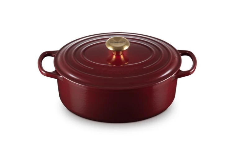 Le Creuset 21178299494441 garnek 4,7 l Owalny Czerwony