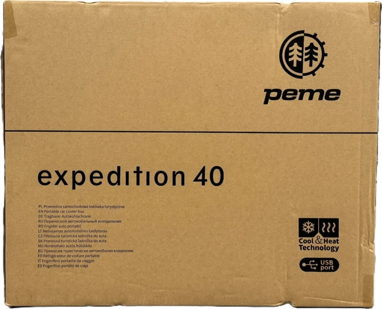 Peme Expedition 39 L lodówka podróżna Prąd elektryczny Brązowy