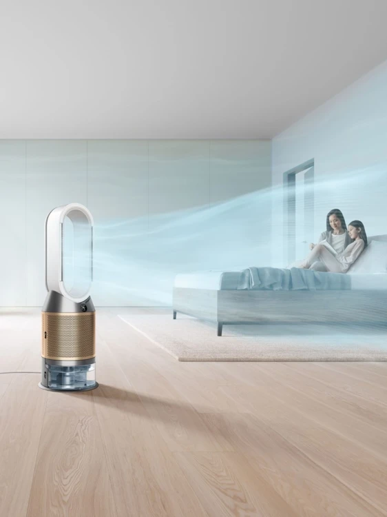 Dyson Purifier Humidify + Cool De-Nox 62,4 dB 45 W Złoto, Biały