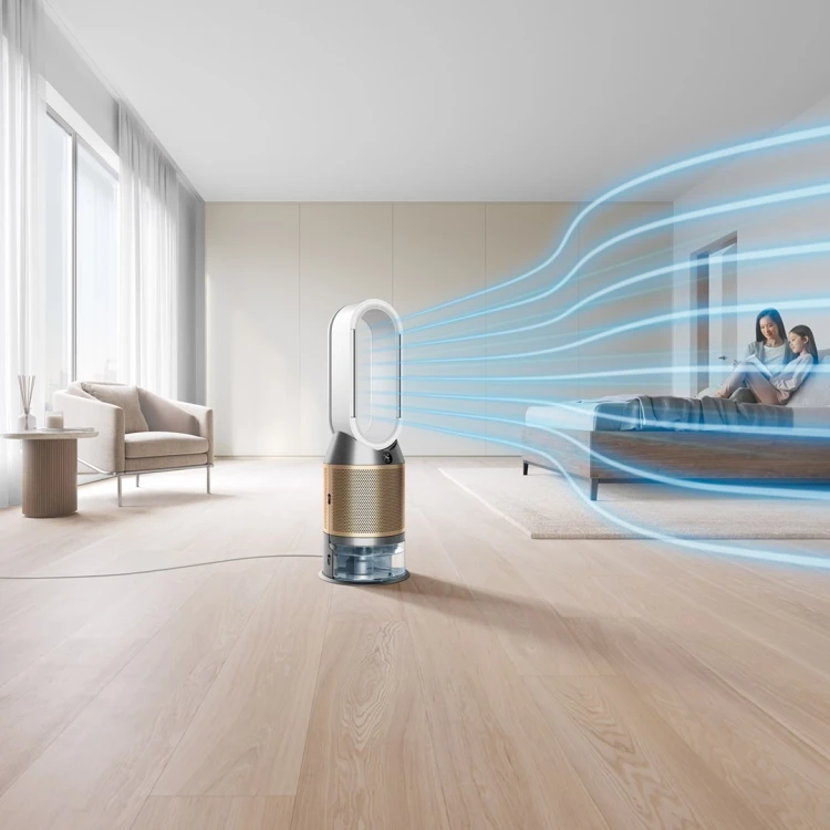 Dyson Purifier Humidify + Cool De-Nox 62,4 dB 45 W Złoto, Biały