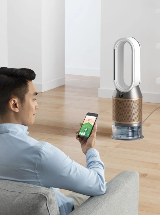 Dyson Purifier Humidify + Cool De-Nox 62,4 dB 45 W Złoto, Biały