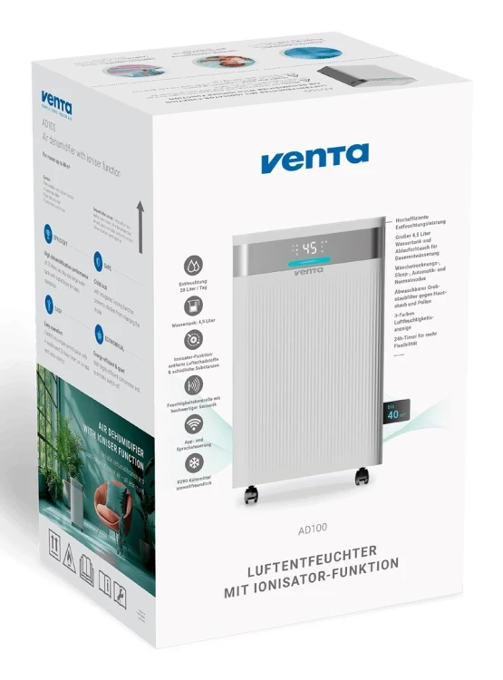 Venta AD100 4,5 l 41 dB 330 W Biały