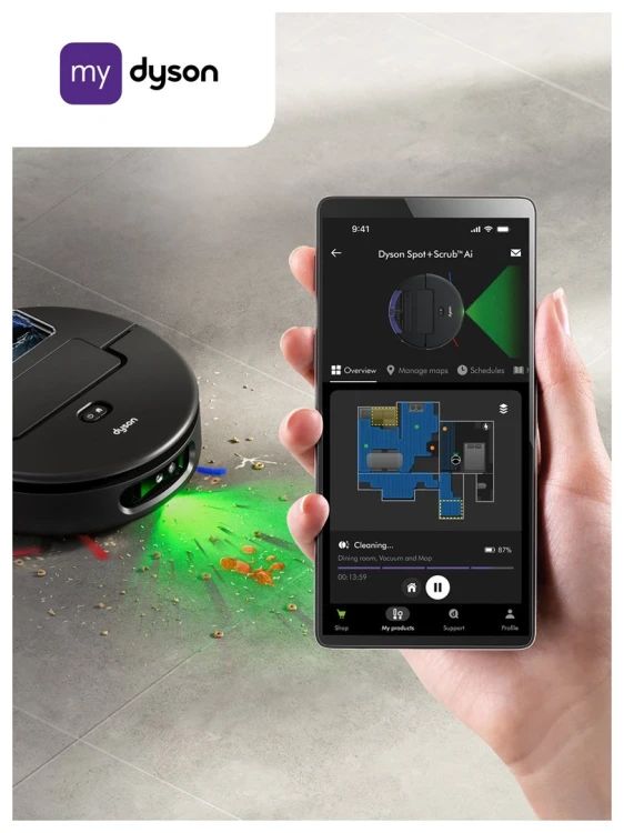 Dyson Spot+scrub Ai 0,25 l Czarny