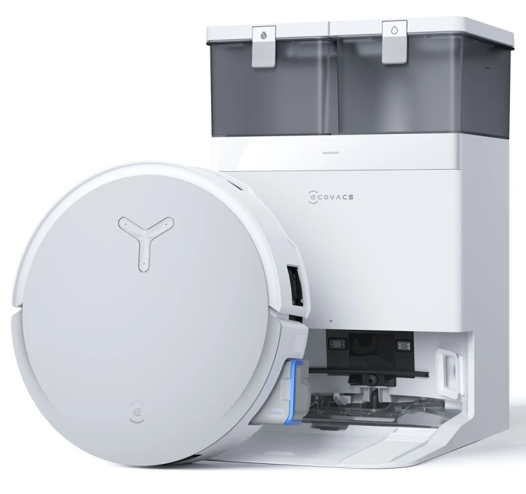 Robot sprzątający ze stacją bazową Ecovacs Deebot X8 Omni (biały)