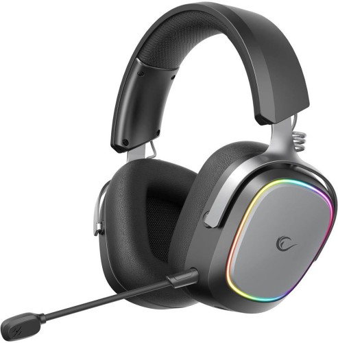 Słuchawki Rampage RETSU Słuchawki bezprzewodowe nauszne BT 2.4G RGB czarne