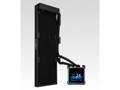 Lian Li HydroShift II LCD-S 360 Fanless Procesor Zestaw do chłodzenia płynami Czarny 1 szt.