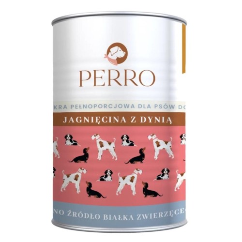PERRO Jagnięcina z dynią dla psów dorosłych 400g